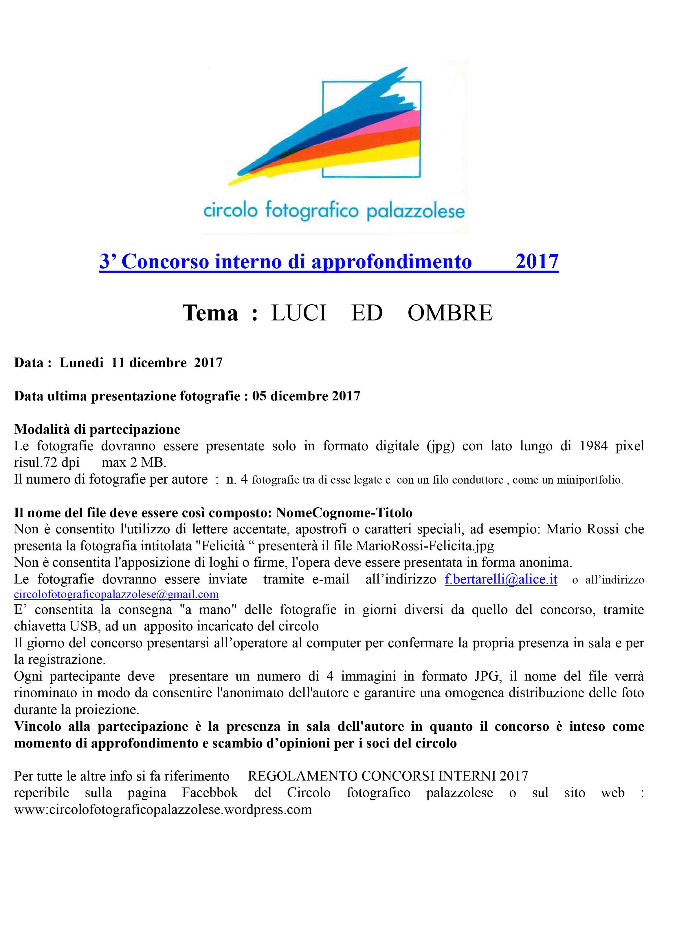 web 3 concorso interno 2017