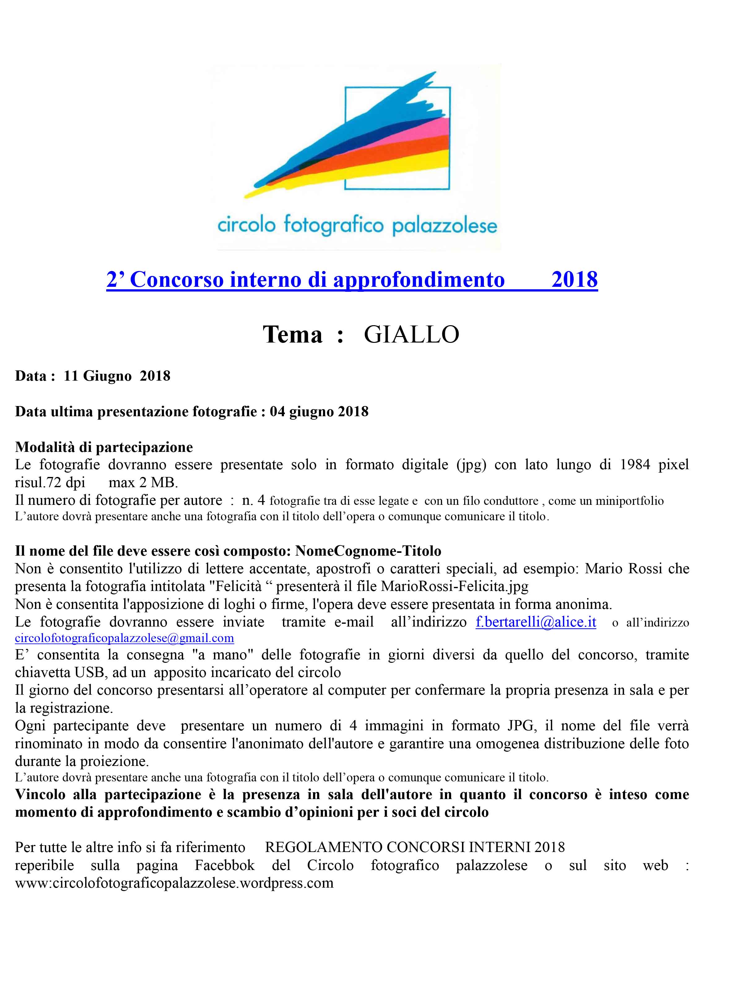 2 concorso interno 2018