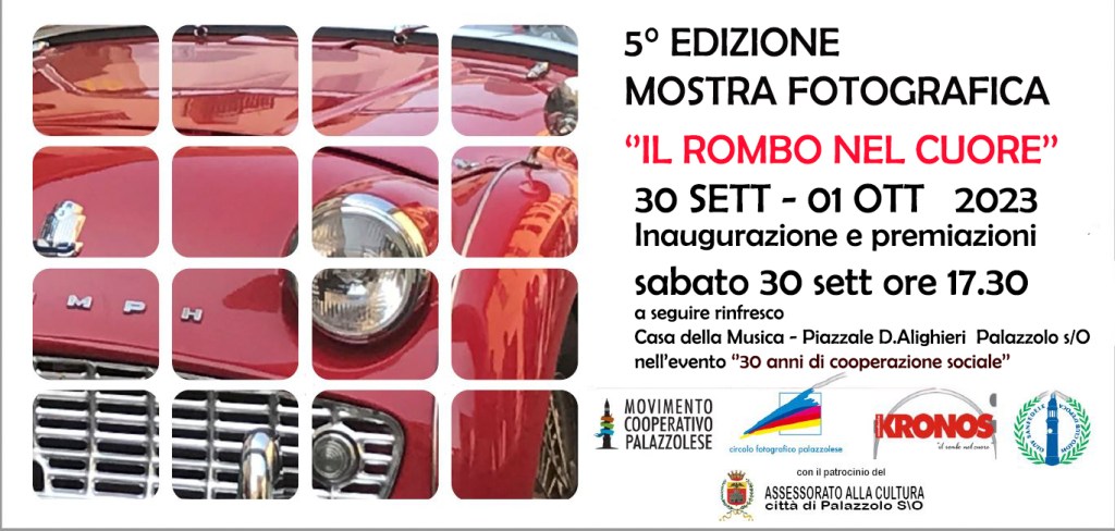 5° edizione mostra fotografica “Il Rombo nel&nbsp;Cuore”