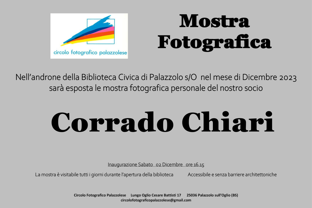 Mostra Soci Dicembre&nbsp;2023