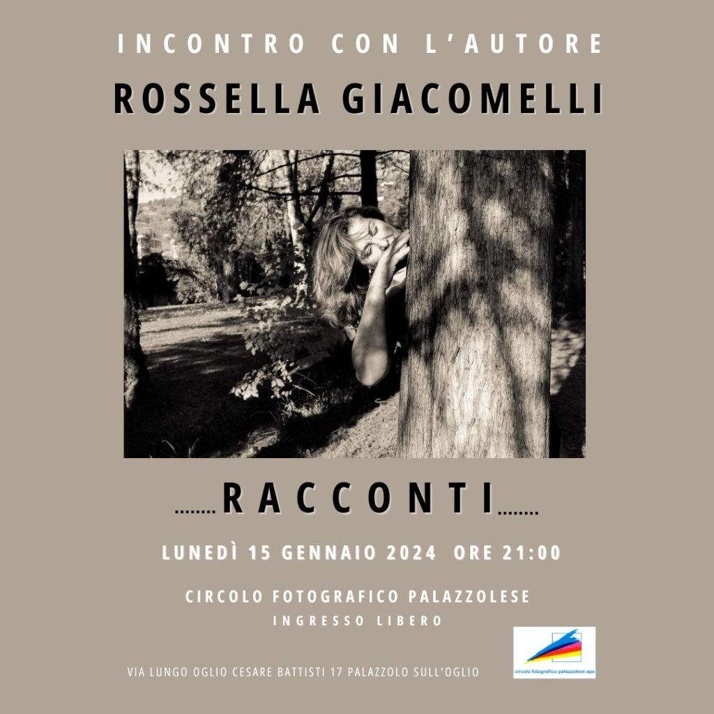 Serata con l’autore – Rossella&nbsp;Giacomelli