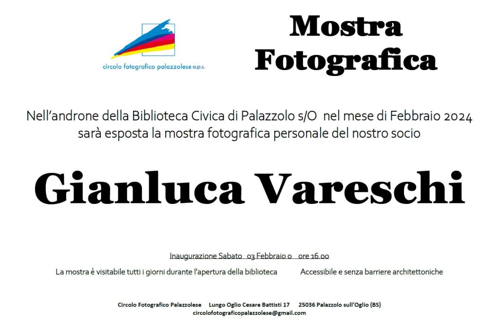 Mostra Soci Febbraio&nbsp;2024