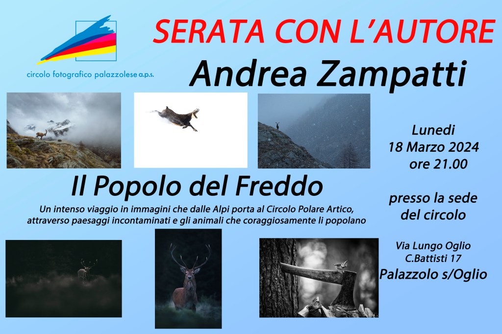 Serata con l’autore – Andrea&nbsp;Zampatti