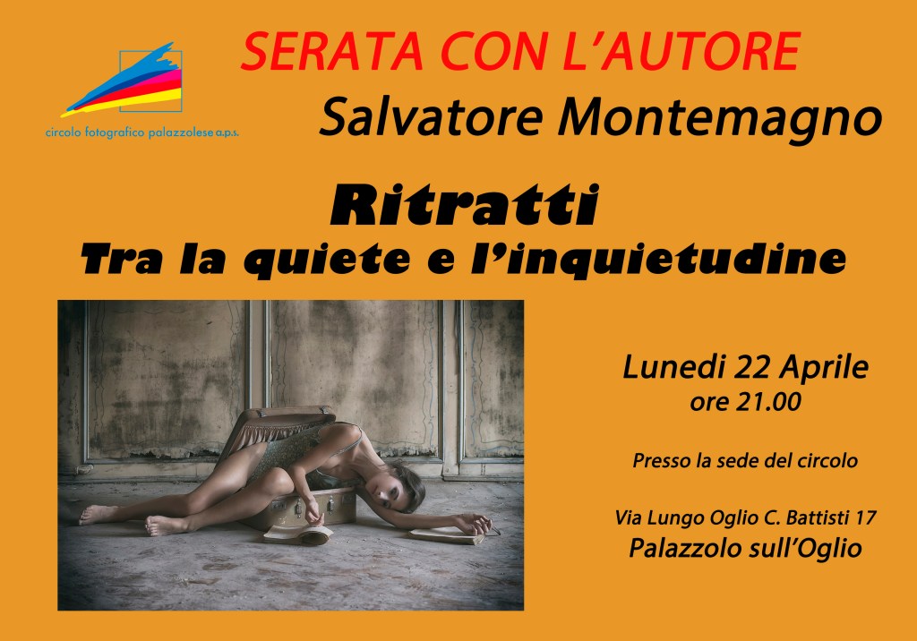 Serata con l’autore – Salvatore&nbsp;Montemagno