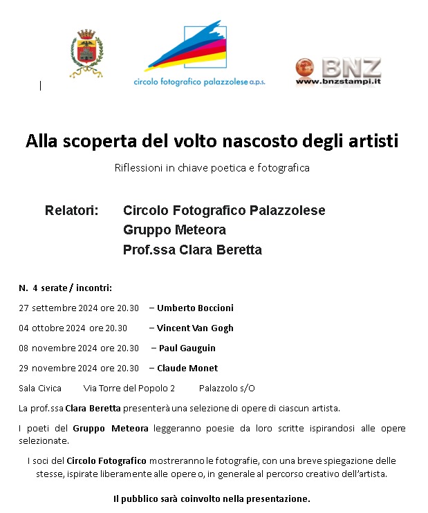 Alla scoperta del volto nascosto degli&nbsp;artisti