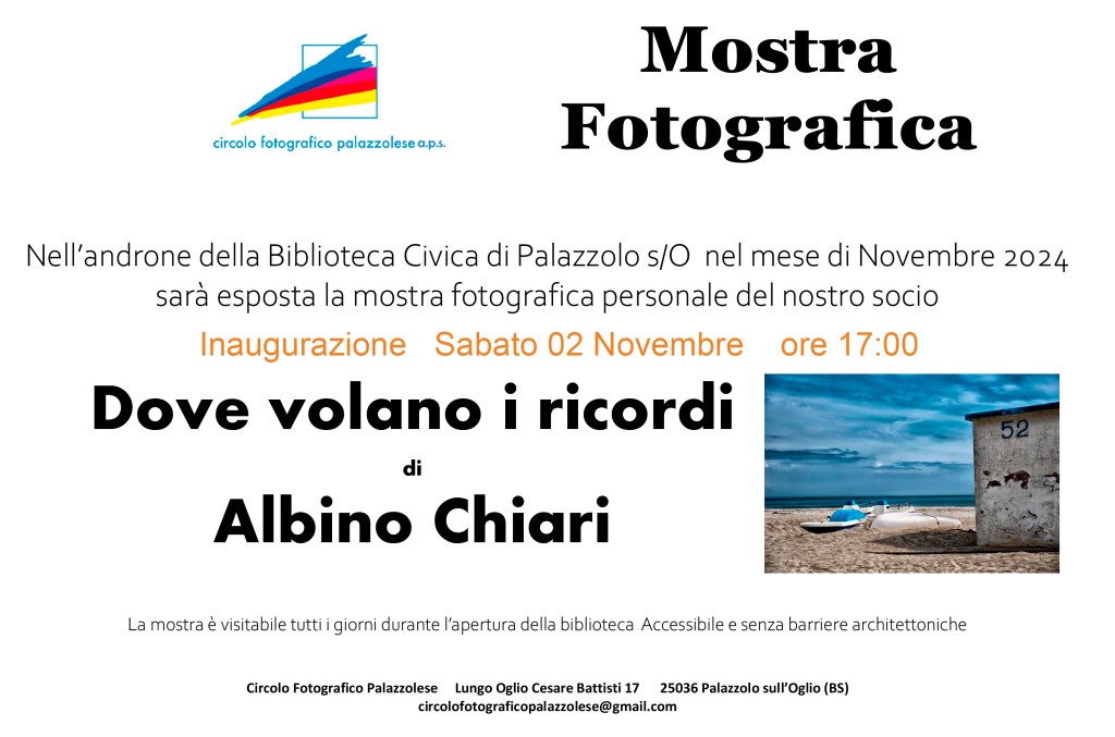 Mostra Soci Novembre&nbsp;2024