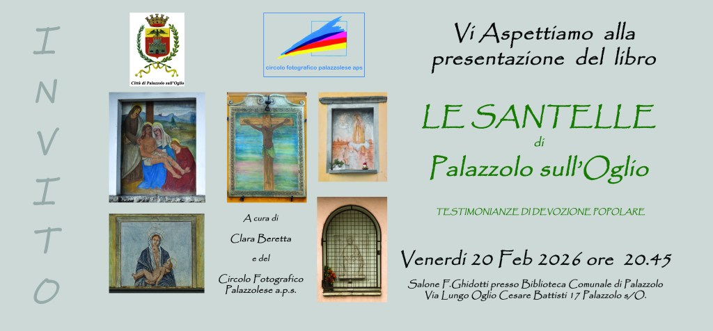 Le santelle di Palazzolo sull’Oglio – Presentazione del&nbsp;libro