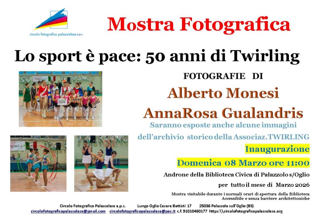 Lo sport è Pace :50 anni di&nbsp;TWIRLING
